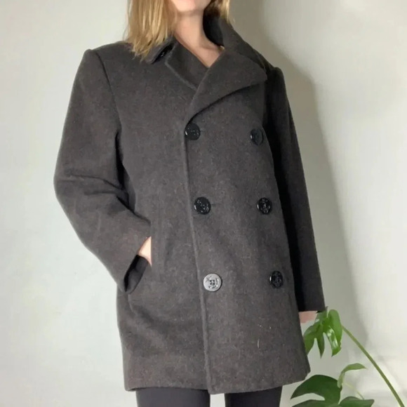 Talbots Wool Pea Coat - Picture 1 of 9